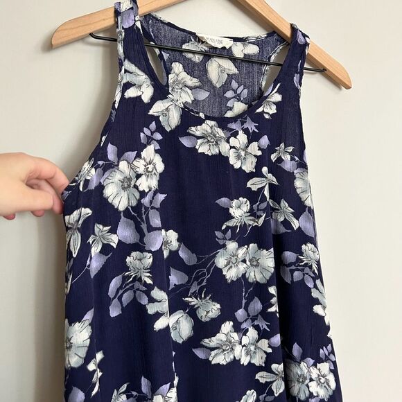 Peach Love Floral Ruffle Hem Tank - Picture 4 of 6